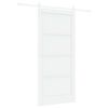 vidaXL Skyved&oslash;r 93 x 202 cm Konstruert tre Hvit
