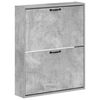 vidaXL Vegghengt skoskap HOORN 71 x 17 x 86 cm Konstruert tre