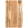 vidaXL Bordplate heltre akasie 100x(50-60)x3,8 cm