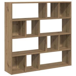 vidaXL Bokhylle/romdeler artisan eik 105x24x102 cm