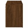 vidaXL Vegghengt TV-benk brun eik 60x30x41 cm