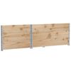vidaXL Pallekarmer 3 stk 120x80 cm heltre furu