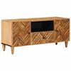 vidaXL Oppbevaringsskap Brun 105 x 33,5 x 46 cm Massiv mango tre