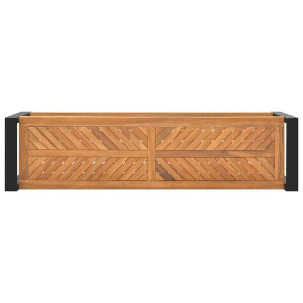 vidaXL Benk 120 cm heltre teak