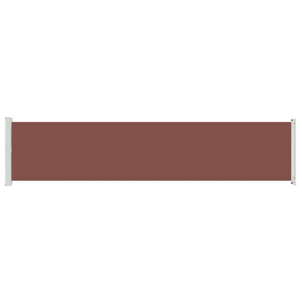 vidaXL Uttrekkbar sidemarkise 140x600 cm brun