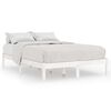 vidaXL Sengeramme hvit heltre 150x200 cm King Size