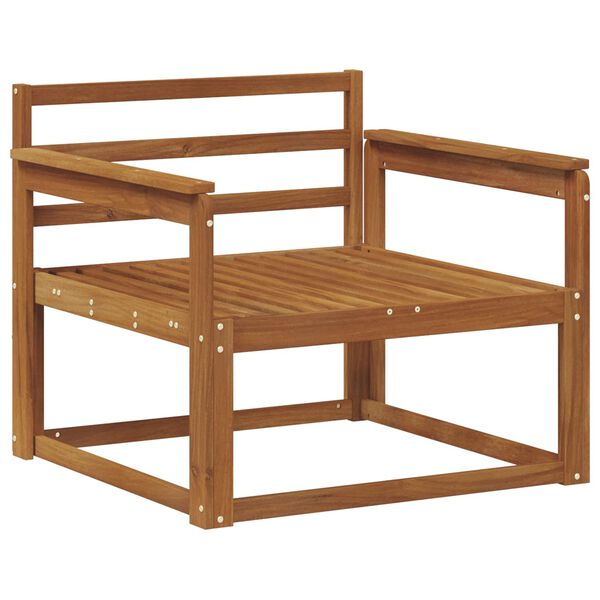 vidaXL Ute Midt Sofa Solid akasietre Naturlig