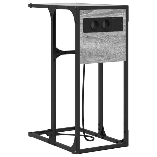 vidaXL Nattbordskap Gr&aring; Sonoma 41,5 x 26 x 60,5 cm Konstruert tre