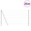 vidaXL Gjerdep&aring;le s&oslash;lv 25 x 1,2 m (50 mm mesh) St&aring;l