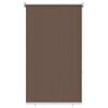 vidaXL Utend&oslash;rs Rullegardin 90% UV-blokk Gr&aring;brun 60 x 140 cm HDPE