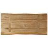 vidaXL Bordplate naturlig kant 80x40x2,5 cm grovt heltre mangotre