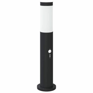 vidaXL Pullertlampe med sensor 50 cm rustfritt st&aring;l IP44