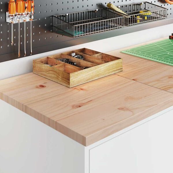 vidaXL Garasjeskap 2 stk hvit konstruert tre