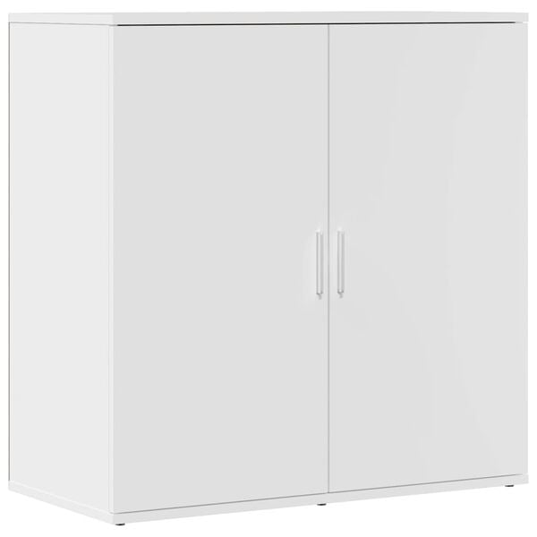 vidaXL Skjenker 2 stk hvit 79x38x80 cm konstruert tre