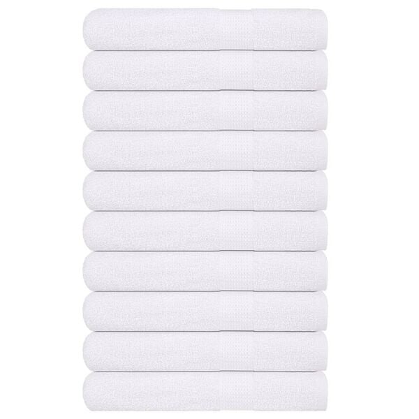 vidaXL Badstuh&aring;ndkl&aelig;r FROGN 10 stk hvit 80x200 cm 360 gsm