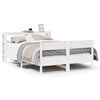 vidaXL Sengeramme uten madrass hvit 120x200 cm heltre furu