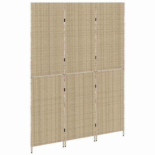 vidaXL Romdeler Beige 147 x 180 cm polyrotting
