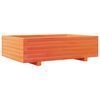 vidaXL Plantekasse voksbrun 90x60x26,5 cm heltre furu
