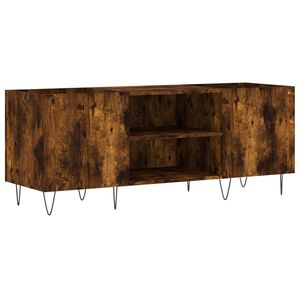 vidaXL Hifi-benk r&oslash;kt eik 121x38x48 cm konstruert tre