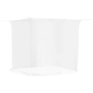 vidaXL Hengende myggnett 156 netting Hvit 220x100x150 cm
