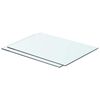 vidaXL Hyllepaneler 2 stk klart glass 50x30 cm
