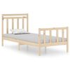 vidaXL Sengeramme heltre furu 90x190 cm Single