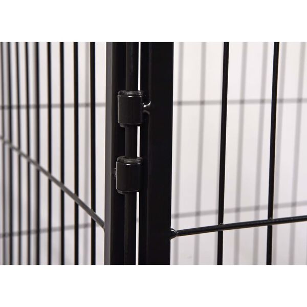 FLAMINGO Hundegård Kazan M 109x72x72 cm svart