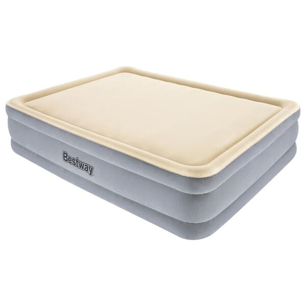 Bestway Luftmadrass med innebygd pumpe 203x152x46 cm