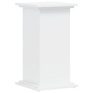 vidaXL Plantestativ hvit 33x33x60 cm konstruert tre