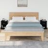 vidaXL Nattbord 2 stk svart 39x39x47,5 cm konstruert tre