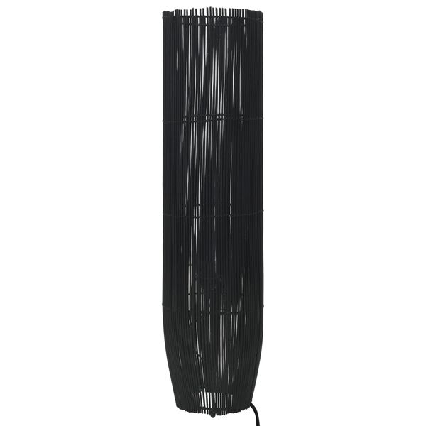 vidaXL St&aring;ende gulvlampe selje svart 72 cm E27