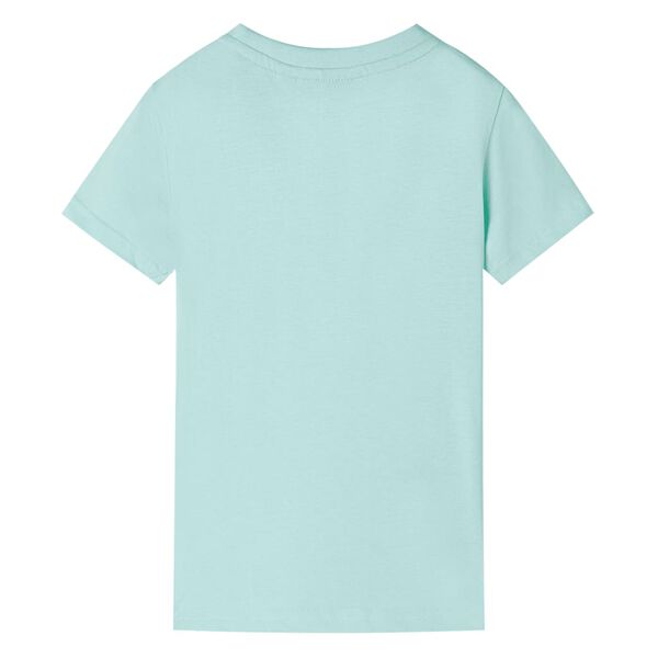 T-skjorte for barn lysemynte 116