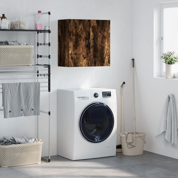 vidaXL Veggskap r&oslash;kt eik 60x31x60 cm konstruert tre