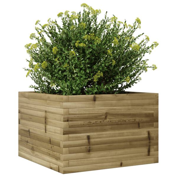 vidaXL Plantekasse 70x70x45,5 cm impregnert furu