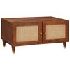 vidaXL Kaffebord 80 x 50 x 40 cm Massiv mango tre