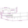 vidaXL Sengeramme uten madrass sonoma eik 140x200 cm konstruert tre