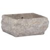 vidaXL Vask 30x30x13 cm marmor gr&aring;