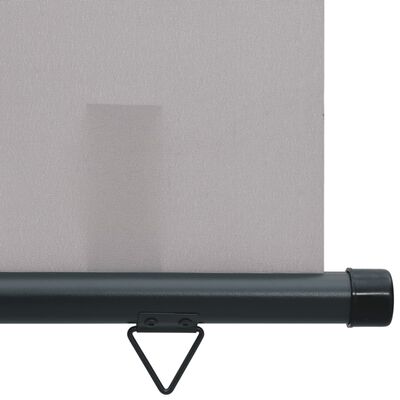 vidaXL Sidemarkise for balkong 170x250 cm grå