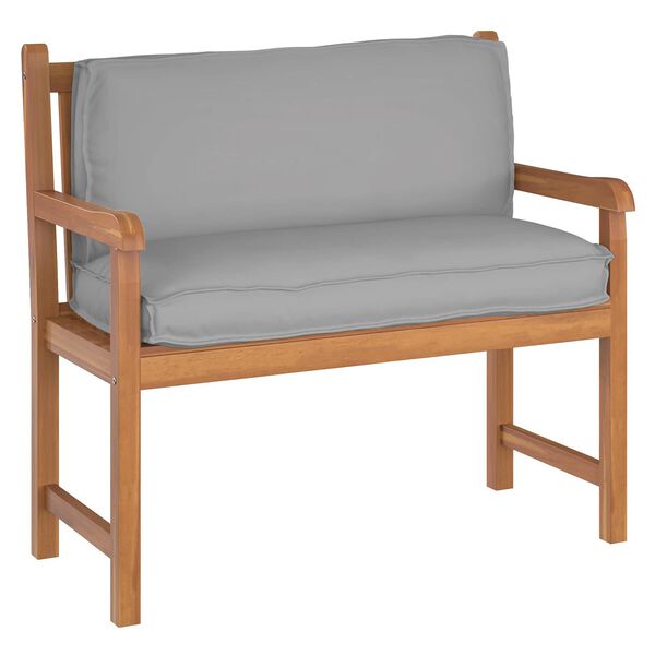 vidaXL Pallepute for ryggstøtte Grå 120 x 40 x 12 cm Oxford-stoff