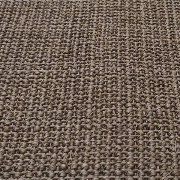 vidaXL Teppe naturlig sisal 66x300 cm brun