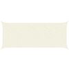vidaXL Solskygge seil Krem 6 x 2,5 m 100% polyester Oxford