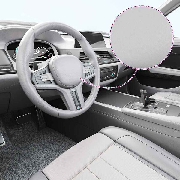 vidaXL Bilfolie matt s&oslash;lv 100x150 cm