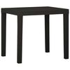 vidaXL Hagebord antrasitt 79x65x72 cm plast