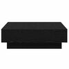 vidaXL Kaffebord Svart Eik 90 x 90 x 28 cm Konstruert tre