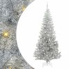 vidaXL Juletre med 300 LED med stativ s&oslash;lv 240 cm PET