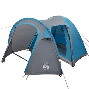 vidaXL Dometelt Kuppel med tak med lagring Bl&aring; 384 x 254 x 170 cm