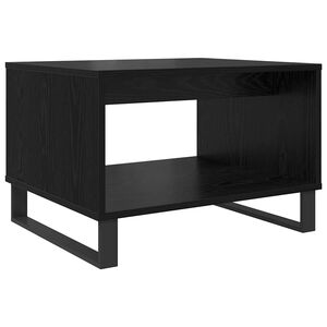 vidaXL Kaffebord Svart eik 60 x 50 x 40 cm Konstruert tre