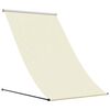 vidaXL Uttrekkbar markise kremhvit 100x150 cm stoff og st&aring;l