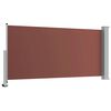 vidaXL Uttrekkbar sidemarkise 120x300 cm brun