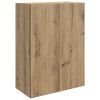 vidaXL Vegghengt skap 66 x 34,5 x 90 cm Konstruert tre Artisan eik
